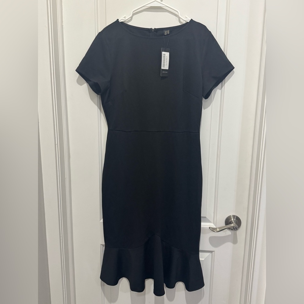 VfShow Black Midi Dress